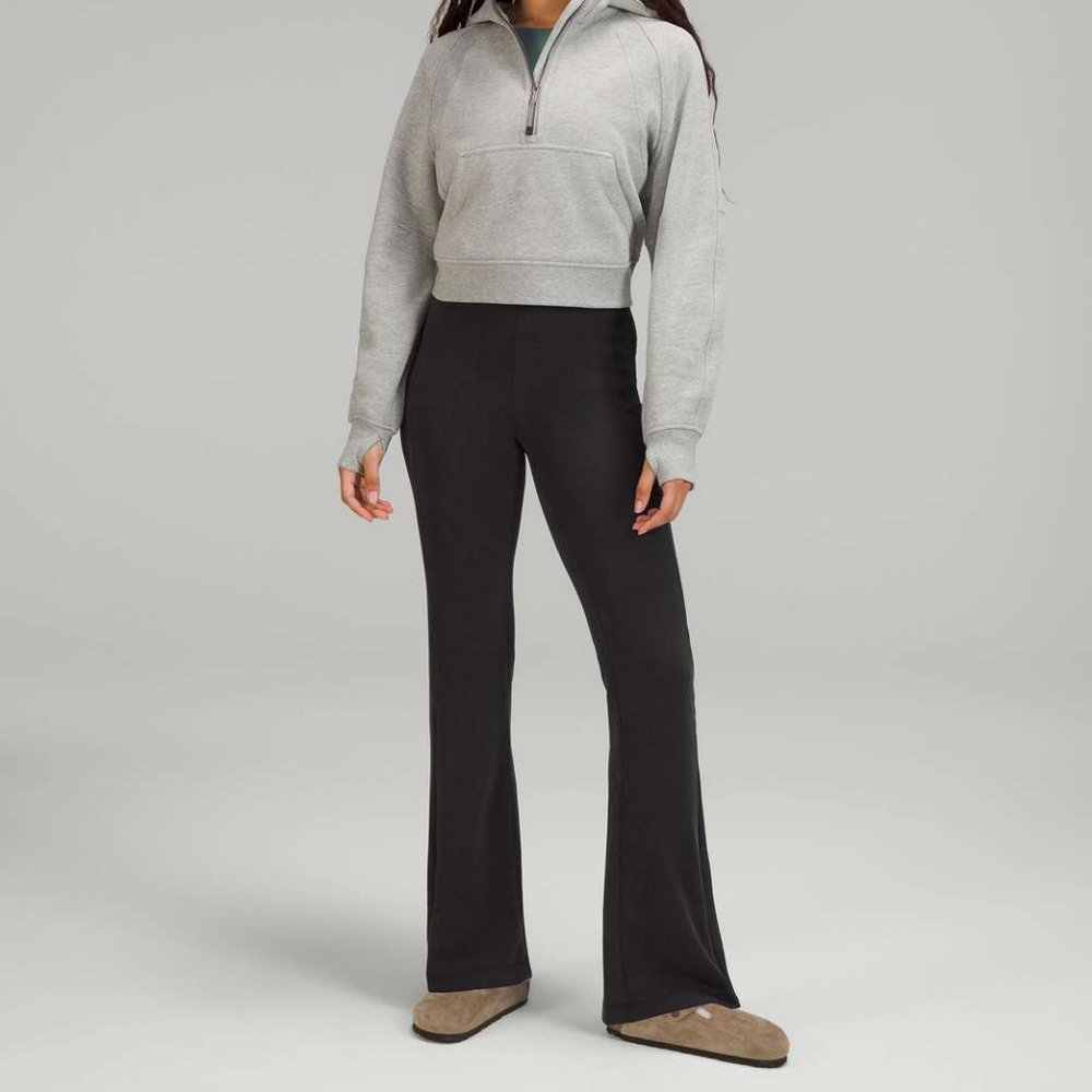 Lululemon Brushed Softstreme Ribbed Zip Flared Pant 32.5"